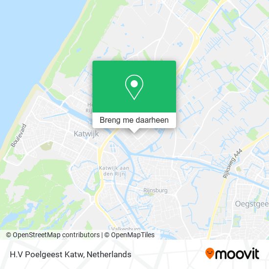 H.V Poelgeest Katw kaart