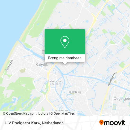 H.V Poelgeest Katw kaart