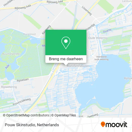 Pouw Skinstudio kaart