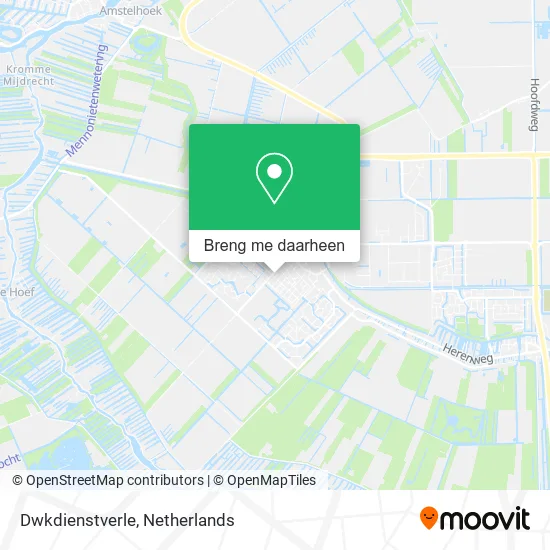 Dwkdienstverle kaart