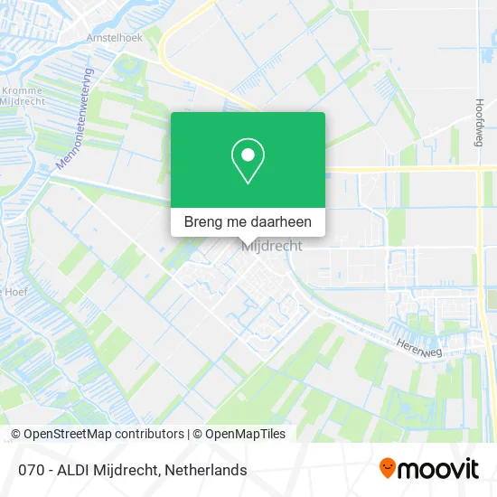 070 - ALDI Mijdrecht kaart