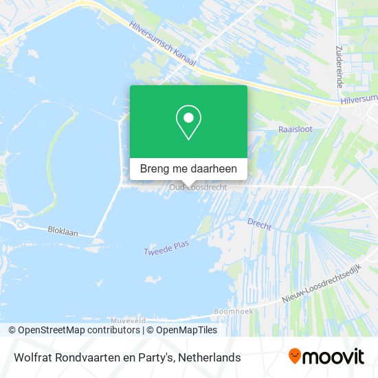 Wolfrat Rondvaarten en Party's kaart