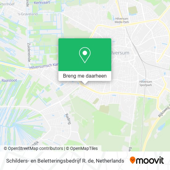 Schilders- en Beletteringsbedrijf R. de kaart