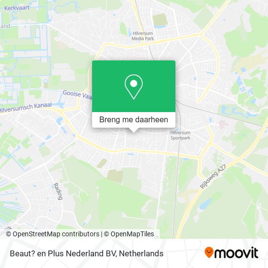 Beaut? en Plus Nederland BV kaart