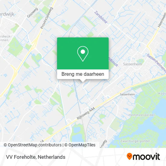 VV Foreholte kaart