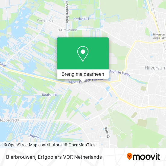 Bierbrouwerij Erfgooiers VOF kaart