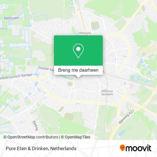Pure Eten & Drinken kaart