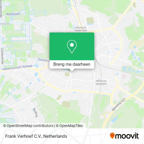 Frank Verhoef C.V. kaart