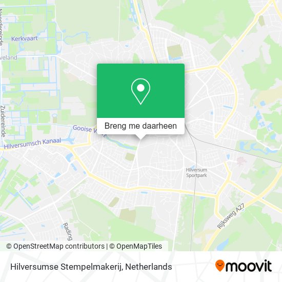 Hilversumse Stempelmakerij kaart