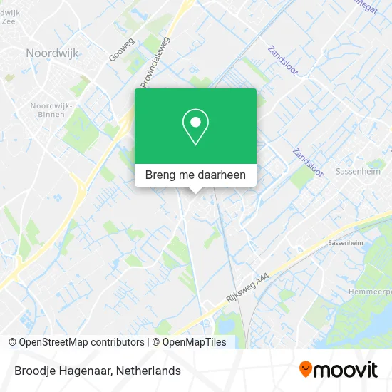 Broodje Hagenaar kaart