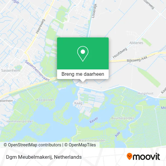 Dgm Meubelmakerij kaart