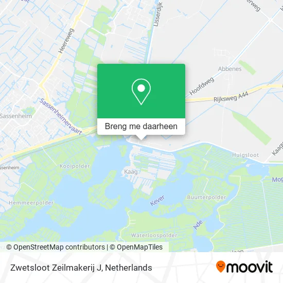 Zwetsloot Zeilmakerij J kaart