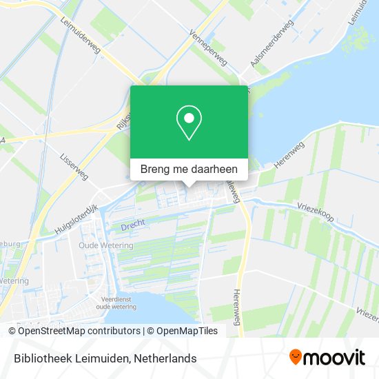 Bibliotheek Leimuiden kaart