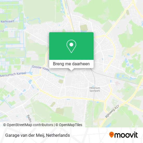 Garage van der Meij kaart