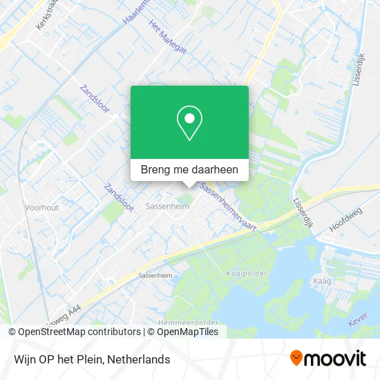 Wijn OP het Plein kaart