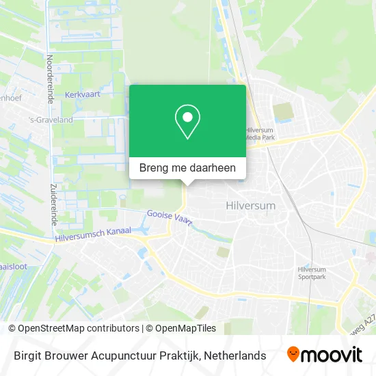 Birgit Brouwer Acupunctuur Praktijk kaart