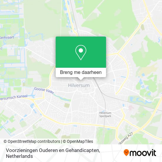 Voorzieningen Ouderen en Gehandicapten kaart