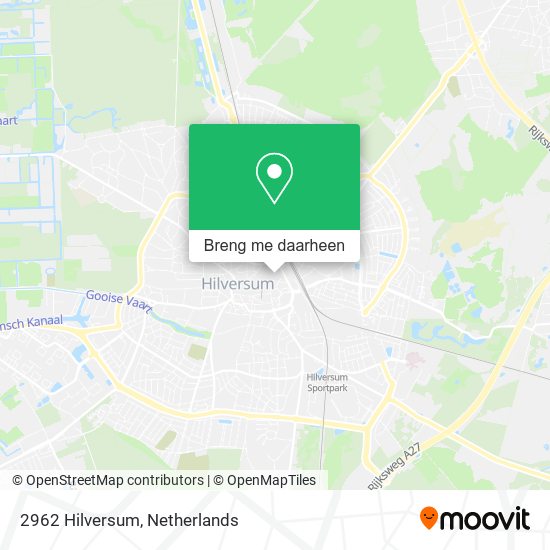 2962 Hilversum kaart