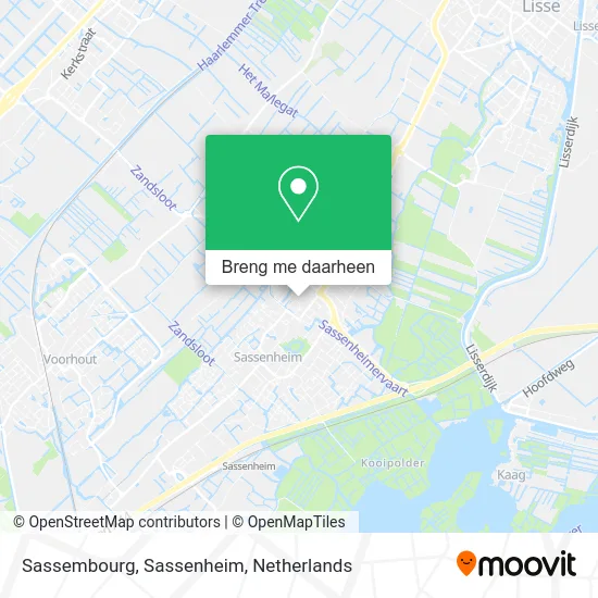 Sassembourg, Sassenheim kaart