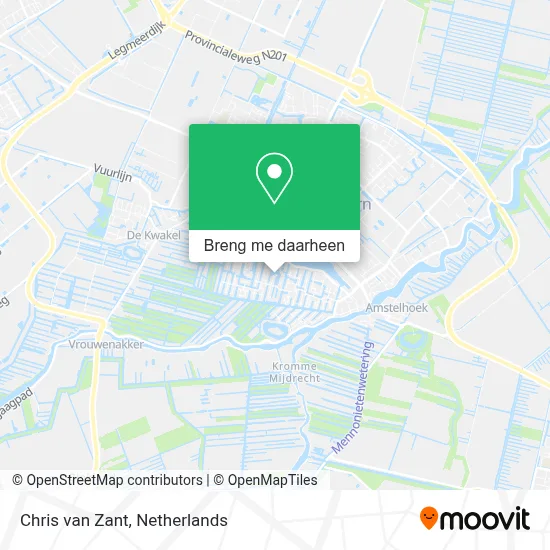 Chris van Zant kaart