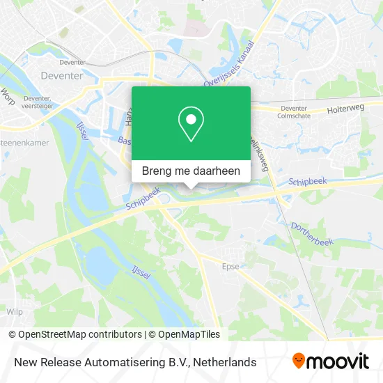 New Release Automatisering B.V. kaart