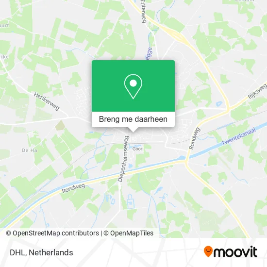 DHL kaart