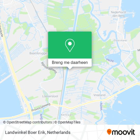 Landwinkel Boer Erik kaart