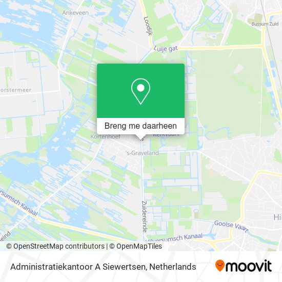 Administratiekantoor A Siewertsen kaart