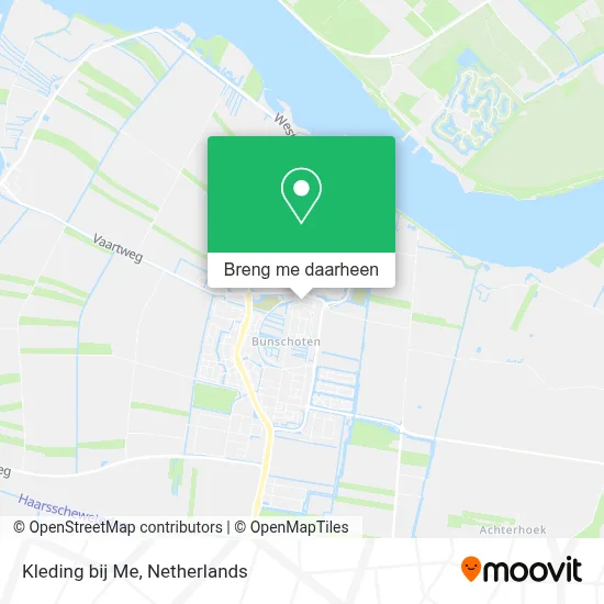 Kleding bij Me kaart