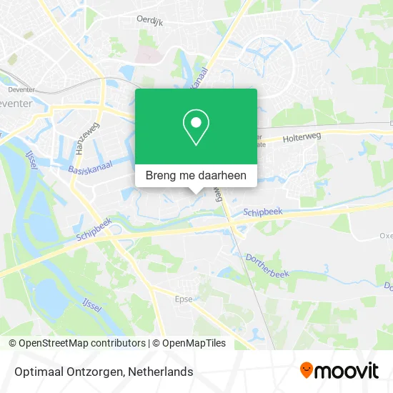 Optimaal Ontzorgen kaart