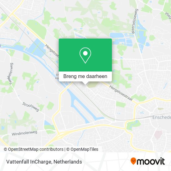 Vattenfall InCharge kaart