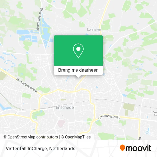 Vattenfall InCharge kaart