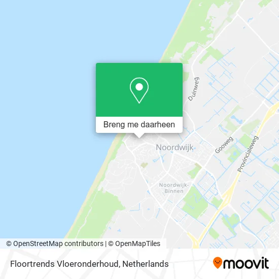 Floortrends Vloeronderhoud kaart