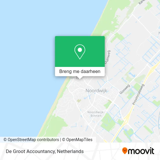 De Groot Accountancy kaart