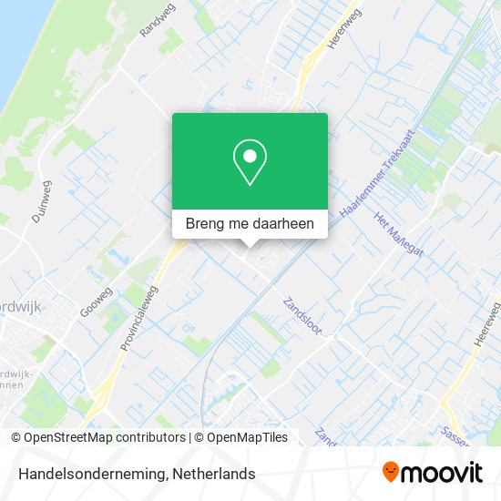 Handelsonderneming kaart