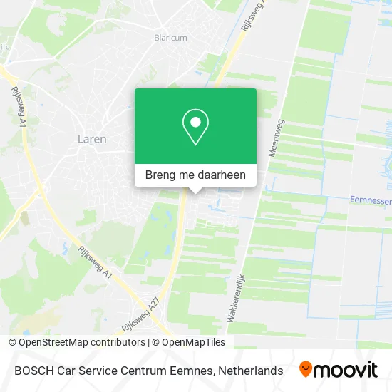 BOSCH Car Service Centrum Eemnes kaart
