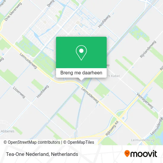 Tea-One Nederland kaart