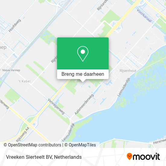 Vreeken Sierteelt BV kaart