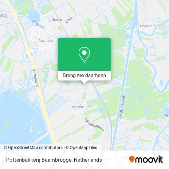 Pottenbakkerij Baambrugge kaart