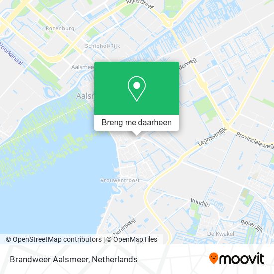 Brandweer Aalsmeer kaart
