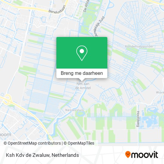 Ksh Kdv de Zwaluw kaart