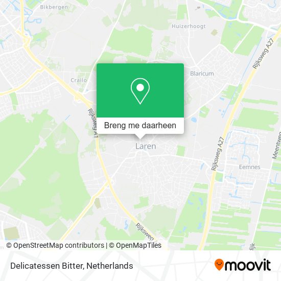 Delicatessen Bitter kaart