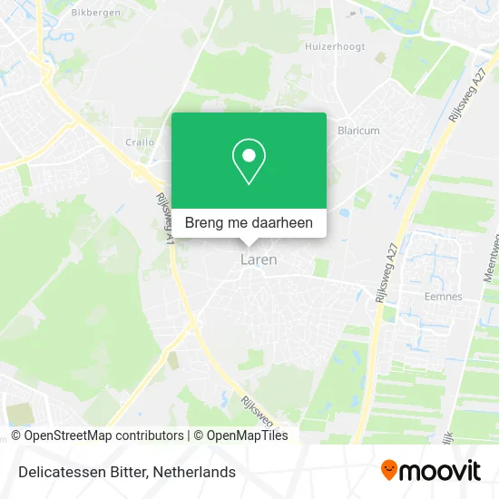 Delicatessen Bitter kaart