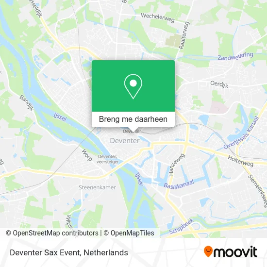 Deventer Sax Event kaart