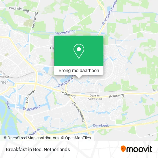 Breakfast in Bed kaart