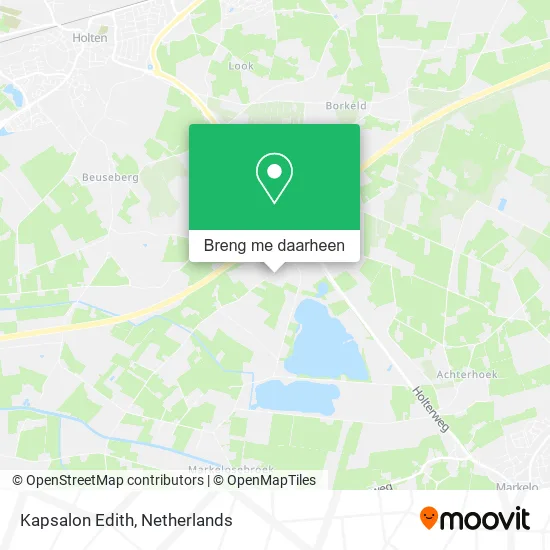Kapsalon Edith kaart