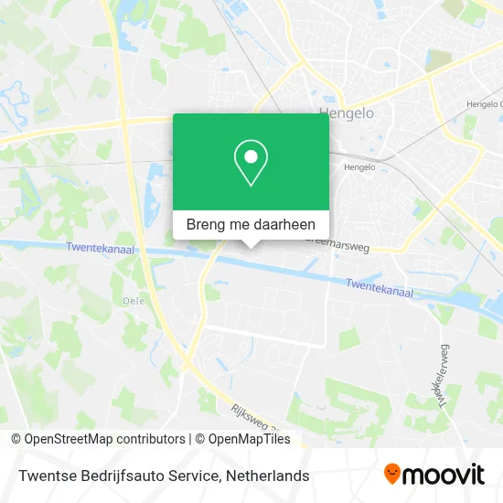 Twentse Bedrijfsauto Service kaart