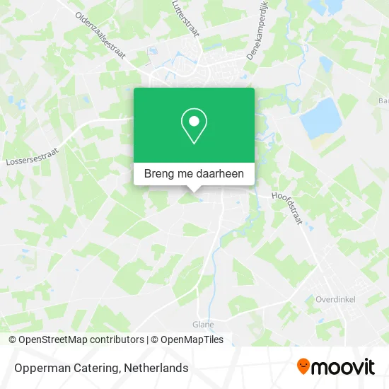 Opperman Catering kaart
