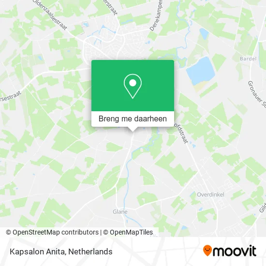 Kapsalon Anita kaart