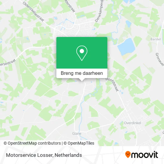 Motorservice Losser kaart